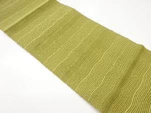 絽綴れよろけ横段模様織出し名古屋帯